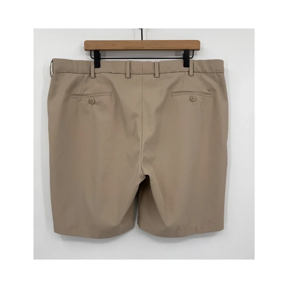 Peter Millar Shorts Mens 42‎ Tan Khaki Salem Golf Performance Classic Fit